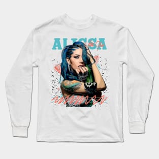 Alissa White Gluz Fan Art Retro design // Vintage Long Sleeve T-Shirt